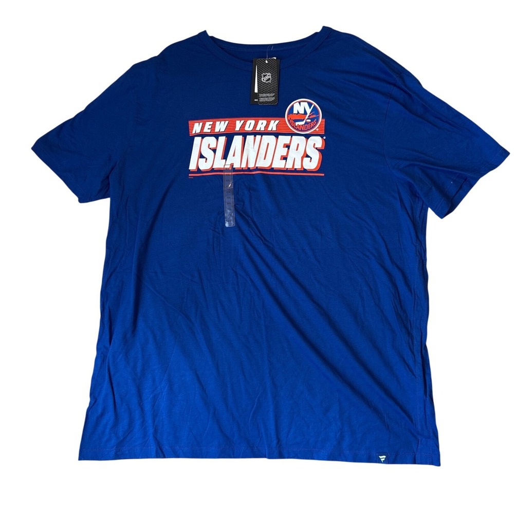 Fanatics New York Islanders T-Shirt Men Blue NHL Graphic Tee SIZE 2XL NWT